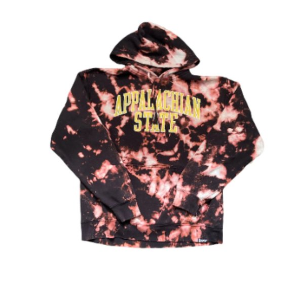 Vintage Acid Wash Appalachian State University Hoodie, Adult Mens Large - Picture 1 of 1